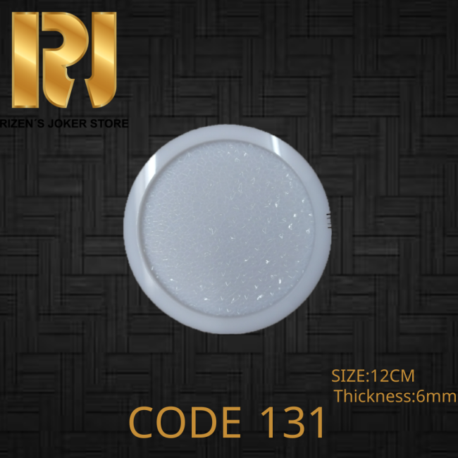 كوستر مدور كرستال 12 سم